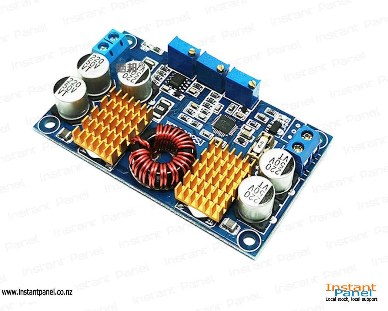 Miniduino 600W DC-DC Step-Up Boost Converter – 8.5-50V Input, 10-60V Output, 16A Peak